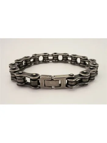 Bisiklet Motosiklet Zinciri Retro Erkek Çelik Bileklik Orta Kalınlıkta