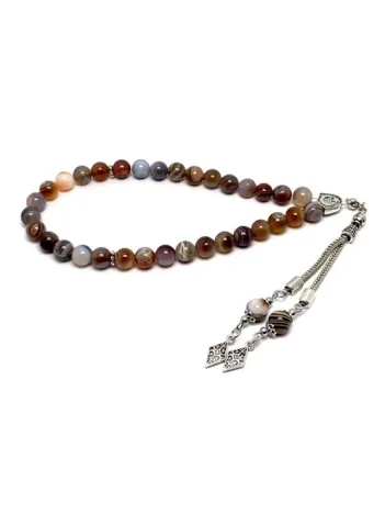 Bostwana Akiği Doğaltaş Tespih