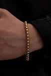 Erkek Çelik Bileklik - Ottoman 5.5mm Polo Erkek Bileklik Künye Ince Model