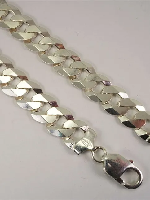 Erkek Gurmet Kolye Zincir Devasa Kalın 12mm İtalyan Malı Mükemmel Kalite