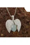 Zirkon Taşlı Gizli İsimli Kalp Model Bayan Gümüş Kolye Zirkon Taşlı Gizli İsimli Kalp Model Bayan Gümüş Kolye