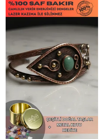 Erkek Çelik Bileklik - Kahverengi Deri Model Siyah Spiral Desenli Erkek Bileklik