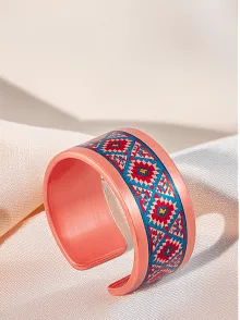 Kadın Bakır Yüzük - Dolores Model Özel Baskı Metal Kutu Ve Kuvars Taşı