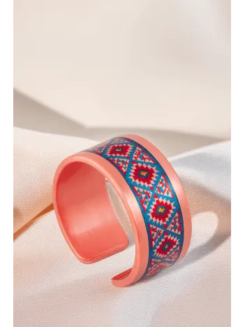 Kadın Bakır Yüzük - Dolores Model Özel Baskı Metal Kutu Ve Kuvars Taşı