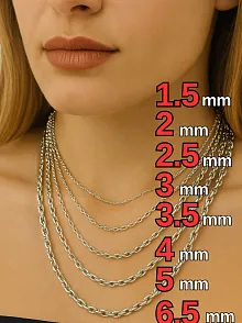Kadın Gümüş Kolye - Forse Model 925 Ayar kadın Gümüş Kolye Zincir