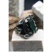 Yeşil Zirkon Taşlı Yanı Zirkon Taşlı İşlemeli Erkek Gümüş Yüzük GYZYZKEND01-YSL Yeşil Zirkon Taşlı Yanı Zirkon Taşlı İşlemeli Erkek Gümüş Yüzük GYZYZKEND01-YSL