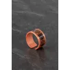 Kadın Bakır Bileklik Yüzük Set - Lulu Model Özel Baskı Metal Kutu Ve Kuvars Taşı Kadın Bakır Bileklik Yüzük Set - Lulu Model Özel Baskı Metal Kutu Ve Kuvars Taşı