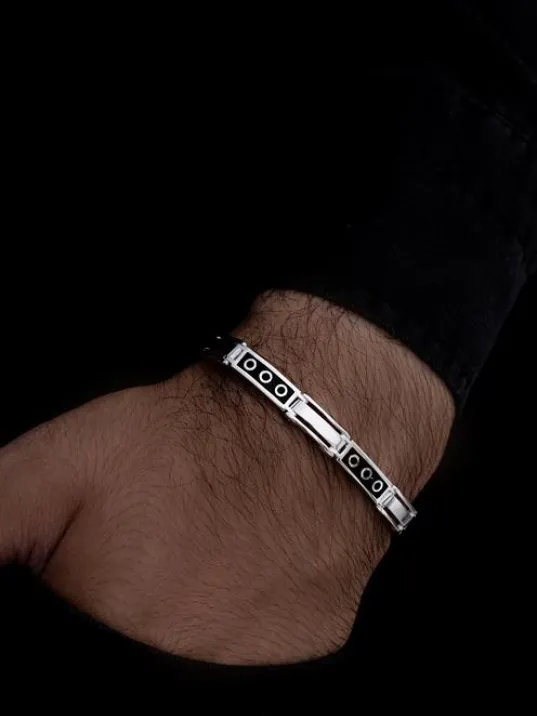 Paula Gümüş Erkek Bileklik Künye Paula Gümüş Erkek Bileklik Künye