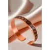 Kadın Bakır Bileklik Yüzük Set - Anna Model Özel Baskı Metal Kutu Ve Kuvars Taşı Kadın Bakır Bileklik Yüzük Set - Anna Model Özel Baskı Metal Kutu Ve Kuvars Taşı