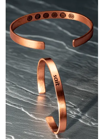Erkek Kadın Bakır Bileklik - İçi Dualı Kişiselleştirilebilir Erkek Kadın Bileklik Bilezik Erkek Kadın Bakır Bileklik - İçi Dualı Kişiselleştirilebilir Erkek Kadın Bileklik Bilezik