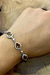 Damla Model Zultanit Taşlı Bayan Gümüş Bileklik GBLGMSDZULT Damla Model Zultanit Taşlı Bayan Gümüş Bileklik GBLGMSDZULT