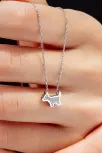 Kadın Gümüş Kolye - Swarovski Taşlı Zirconia Köpek Motifli Kadın Kolye Kadın Gümüş Kolye - Swarovski Taşlı Zirconia Köpek Motifli Kadın Kolye