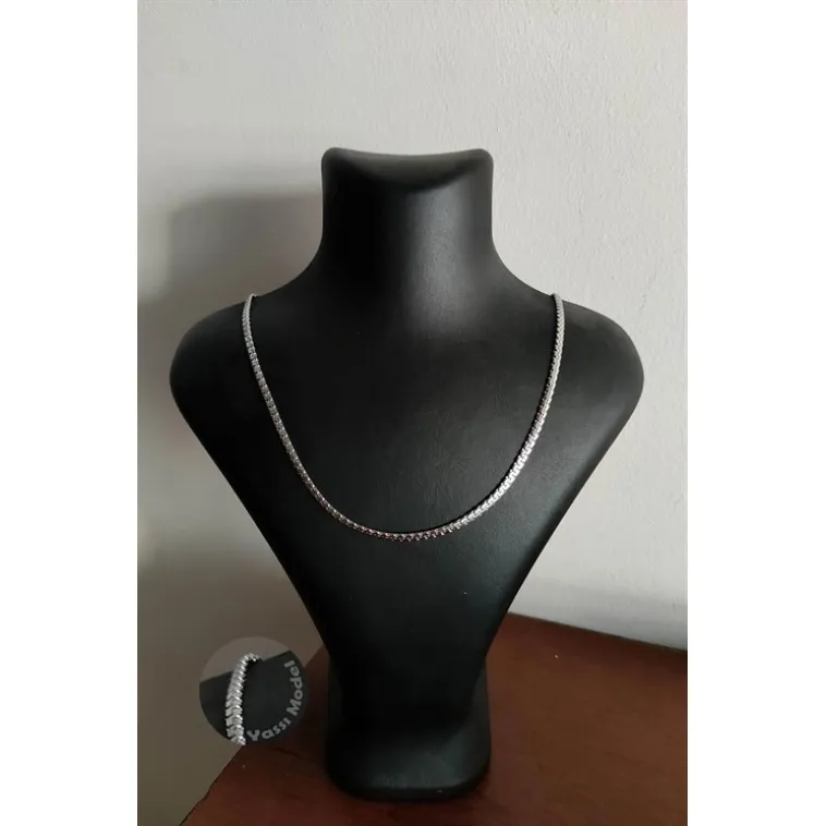 Ezme Yassı Model Grek 316L Çelik Kolye CKLGREKEZME-GMS Ezme Yassı Model Grek 316L Çelik Kolye CKLGREKEZME-GMS