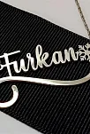 Kişiye Özel Tasarım Kartanesi Bayan Gümüş Kolye