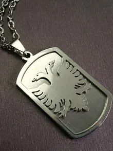OttoMan Arnavut Kartalı Çelik Erkek Kolye Zincir