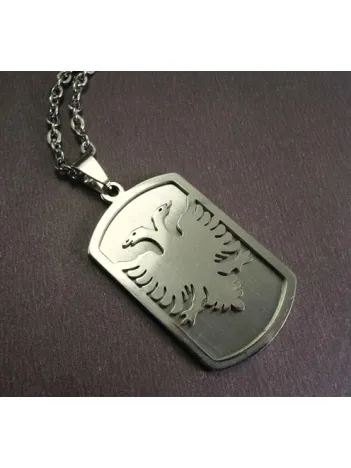 OttoMan Arnavut Kartalı Çelik Erkek Kolye Zincir