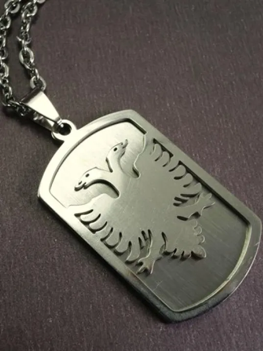 OttoMan Arnavut Kartalı Çelik Erkek Kolye Zincir