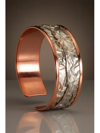 Kadın Bakır Set - Beyaz Yıldız Tozu Kalın Model Bakır Kadın Kolye Bileklik Yüzük Küpe Set