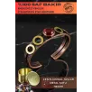 Kadın Bakır Bileklik - Kırmızı Akik Taş Halkalı Model Bakır Bilezik Metal Kutu Ve Doğal Taşlar Kadın Bakır Bileklik - Kırmızı Akik Taş Halkalı Model Bakır Bilezik Metal Kutu Ve Doğal Taşlar