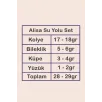 Alisa Bayan Zirkon Taşlı Gümüş Su Yolu Set - Kolye, Bileklik, Küpe, Yüzük Alisa Bayan Zirkon Taşlı Gümüş Su Yolu Set - Kolye, Bileklik, Küpe, Yüzük