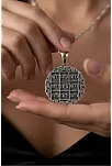 İsmi Azam Ve Yedi Ayetler Vefki Çift Taraflı Kadın Gümüş Kolye İsmi Azam Ve Yedi Ayetler Vefki Çift Taraflı Kadın Gümüş Kolye