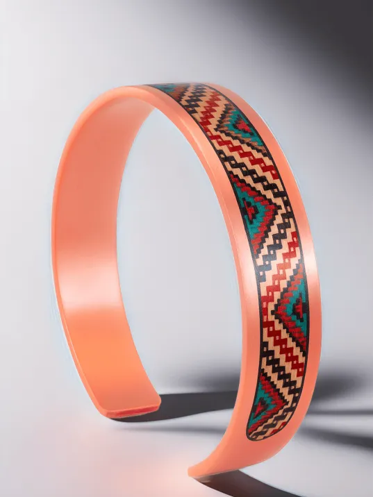 Kadın Bakır Bileklik Yüzük Set - Kira Model Özel Baskı Metal Kutu Ve Kuvars Taşı