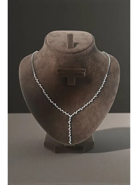 Alin Model Gümüş Su Yolu Kadın Kolye Alin Model Gümüş Su Yolu Kadın Kolye