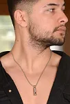 Ottoman Çelik Çubuk Model 2 Kolye Erkek CKLBLOKMDL2-GMS