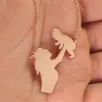 Kadın Anne Bebek Bayan Gümüş Kolye Kadın Anne Bebek Bayan Gümüş Kolye