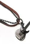 Gitar Erkek Deri Kolye Gitar Erkek Deri Kolye