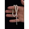 Gümüş Tespih Çizgili Küre Küçük Boy 16,5gr Gümüş Tespih Çizgili Küre Küçük Boy 16,5gr