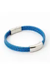 Mavi Basic Deri Örme Çelik İsim Yazılabilir Erkek Bileklik DBLMAVBSC00 Mavi Basic Deri Örme Çelik İsim Yazılabilir Erkek Bileklik DBLMAVBSC00