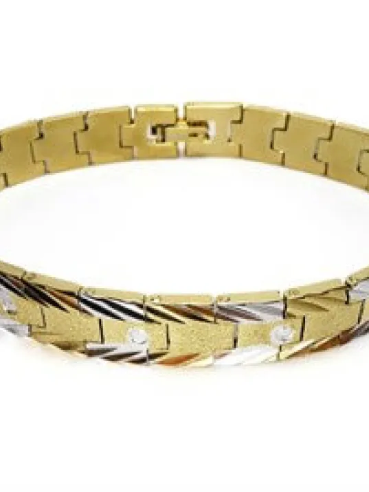 İMİTASYON ÇELİK BAYAN BİLEZİK BİLEKLİK ALTIN İŞÇİLİKLİ