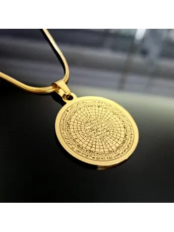 Cennet-ül Esma Bayan Erkek Çelik Kolye CKLCENTESMA-ALT