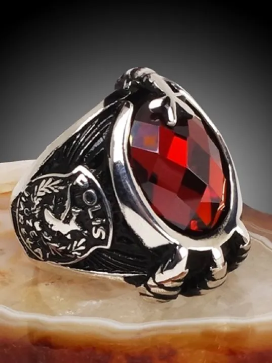 Polis Özel Harekat Gümüş Erkek Yüzük Polis Özel Harekat Gümüş Erkek Yüzük