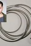 Yassı Model Sarp Snake Yılan Kolye Erkek Çelik Kolye Zincir 316l Paslanmaz Çelik