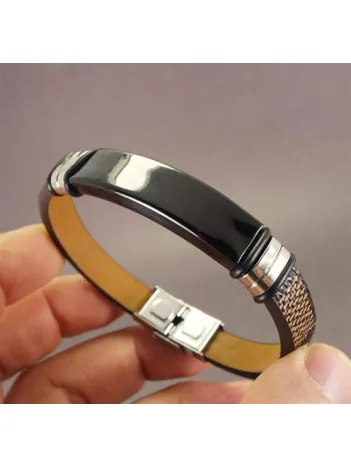 OttoMan İsim Yazılan Erkek Bileklik Suni Deri OttoMan İsim Yazılan Erkek Bileklik Suni Deri