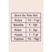 Kadın Gümüş Takı Seti - Duru Zirkon Taşlı Model Kolye, Bileklik, Yüzük, Küpe Tam Set