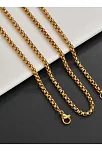 Çelik Erkek Kolye - Altın Kaplama Polo Model Çelik Kolye