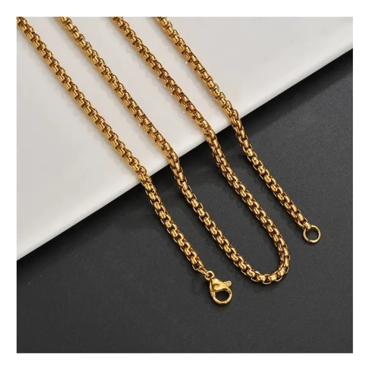 Çelik Erkek Kolye - Altın Kaplama Polo Model Çelik Kolye Çelik Erkek Kolye - Altın Kaplama Polo Model Çelik Kolye