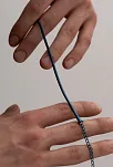 Erkek Çelik Bileklik - Mavi Sarp Model Erkek Bileklik