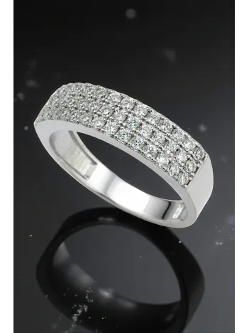 Kadın Gümüş Yüzük - Afrodit Gümüş Su Yolu Kadın Yüzük