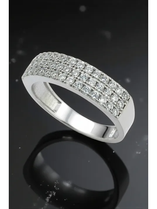 Kadın Gümüş Yüzük - Afrodit Gümüş Su Yolu Kadın Yüzük