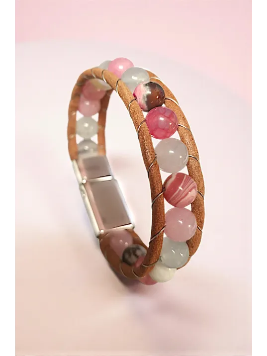 Sakura Model Bayan Deri Bileklik