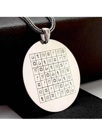 Celcelutiye Ve Ismi Azam Vefki Esma Erkek Gümüş Kolye Zincir