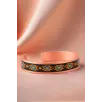 Kadın Bakır Bileklik Yüzük Set - Victoria Model Özel Baskı Metal Kutu Ve Kuvars Taşı Kadın Bakır Bileklik Yüzük Set - Victoria Model Özel Baskı Metal Kutu Ve Kuvars Taşı