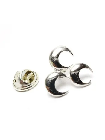 Üç Hilal Mhp Ülkücü Gümüş Rozet