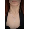 Elika Bayan Zirkon Taşlı Gümüş Su Yolu Set - Kolye, Bileklik, Küpe, Yüzük Elika Bayan Zirkon Taşlı Gümüş Su Yolu Set - Kolye, Bileklik, Küpe, Yüzük