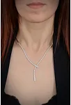 Elika Bayan Zirkon Taşlı Gümüş Su Yolu Set - Kolye, Bileklik, Küpe, Yüzük