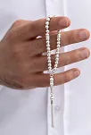 Gümüş Tespih Düz Küre Küçükboy 16gr